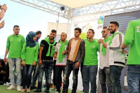 فريق انا جوال في الجامعة العربية الامريكية ينظم حفلا ختاميا لبرنامجه التدريبي بعنوان "يومنا أحلى مع منتخبنا الفدائي"